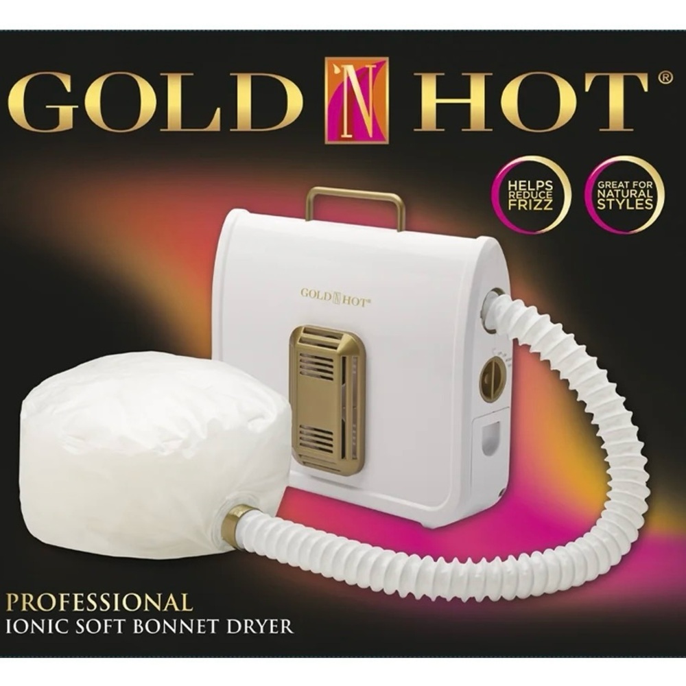 White Professional Ionic Soft Bonnet Dryer